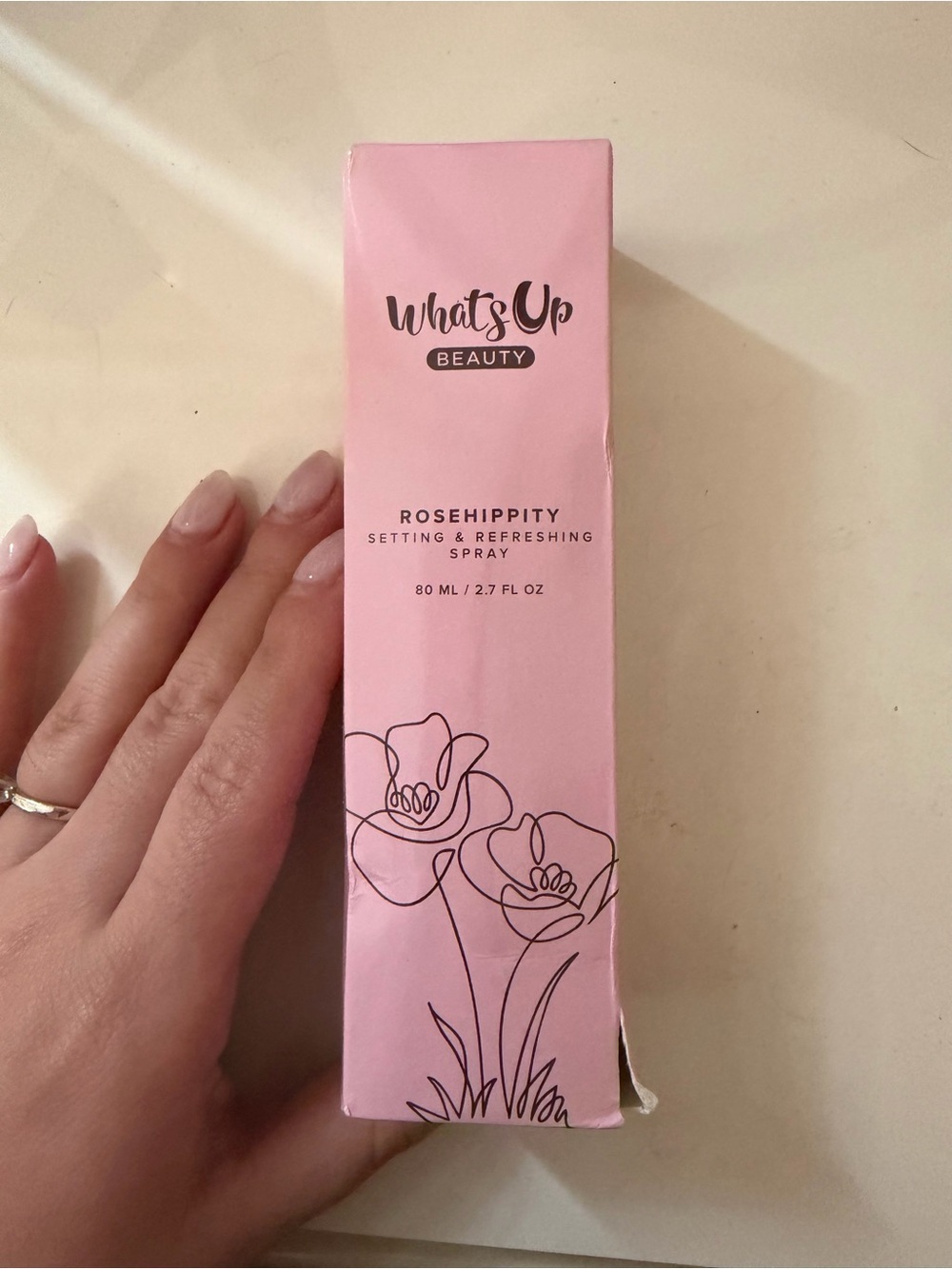 What's Up Beauty Rosehippity Setting & Refreshing Spray - Pink